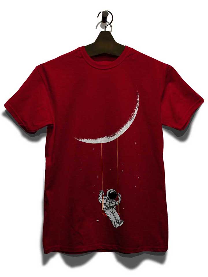 swinging-astronaut-moon-t-shirt bordeaux 3