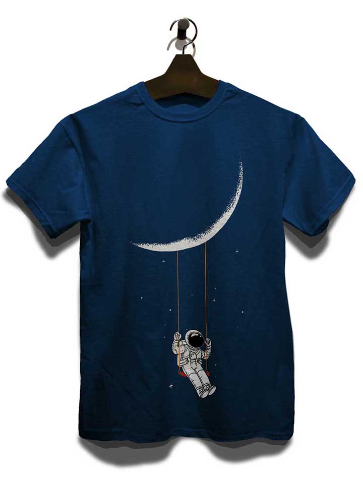 swinging-astronaut-moon-t-shirt dunkelblau 3