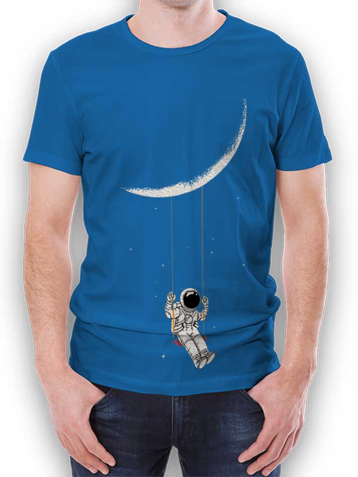 Swinging Astronaut Moon T-Shirt royal L
