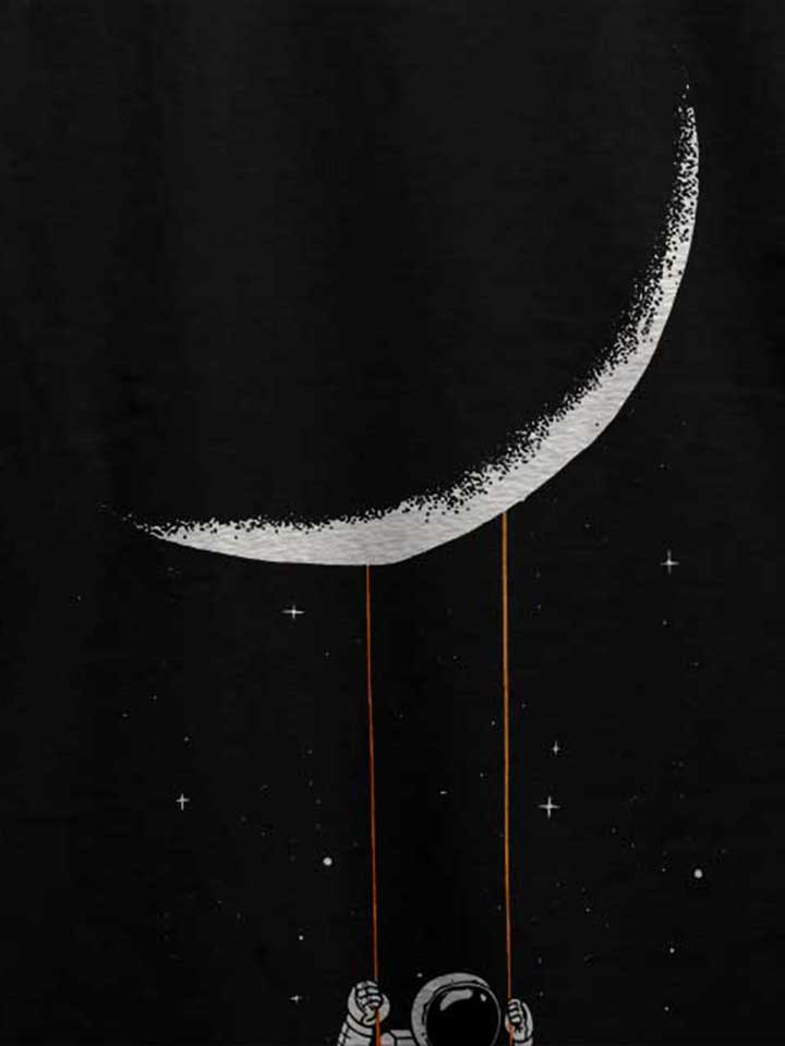 swinging-astronaut-moon-t-shirt schwarz 4