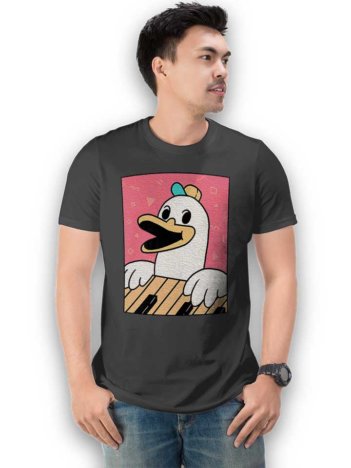 synth-duck--t-shirt dunkelgrau 2