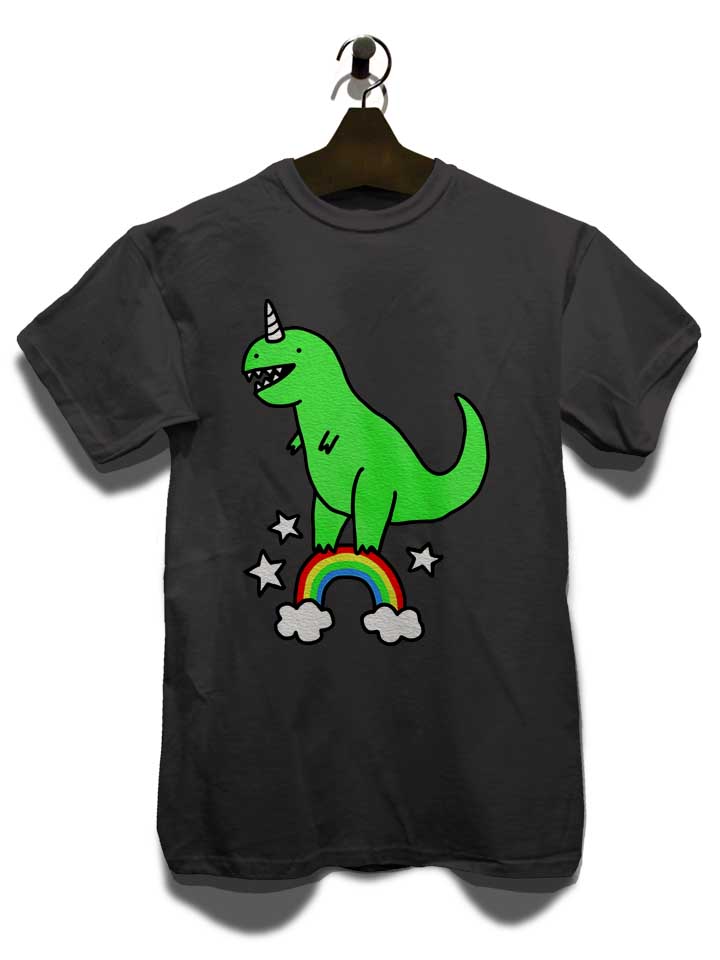 t-rex-unicorn-t-shirt dunkelgrau 3
