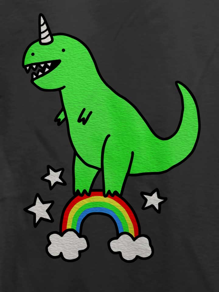 t-rex-unicorn-t-shirt dunkelgrau 4