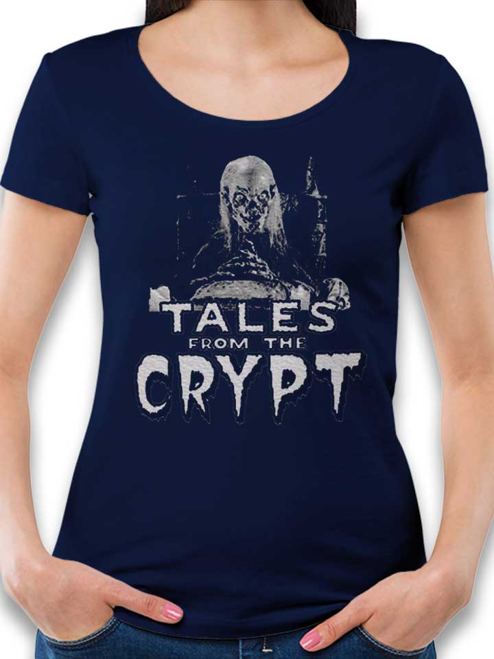 Tales From The Crypt Damen T-Shirt dunkelblau L