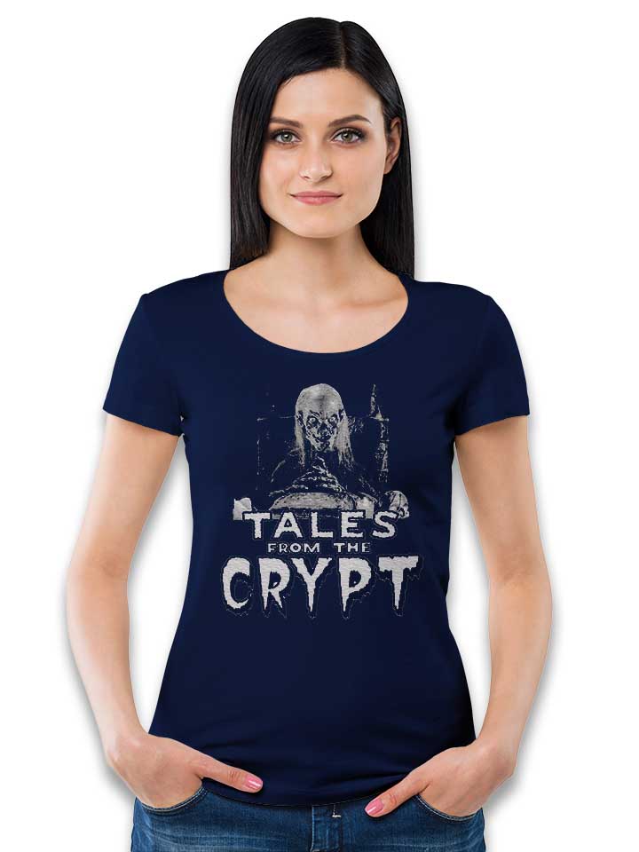 tales-from-the-crypt-damen-t-shirt dunkelblau 2