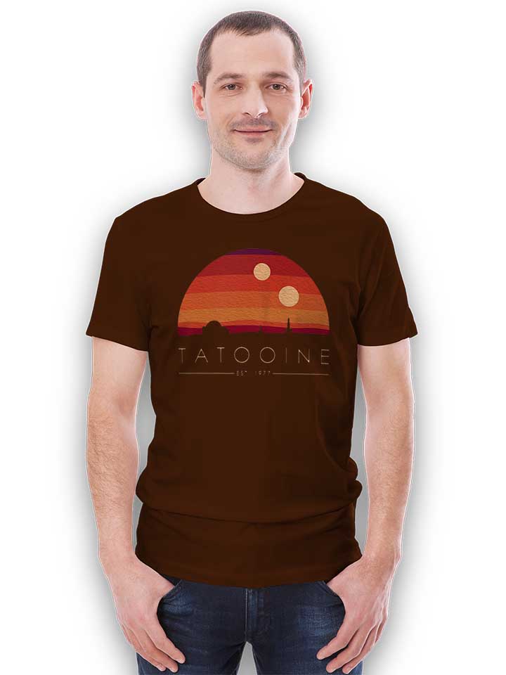 tatooine-est-1977-t-shirt braun 2