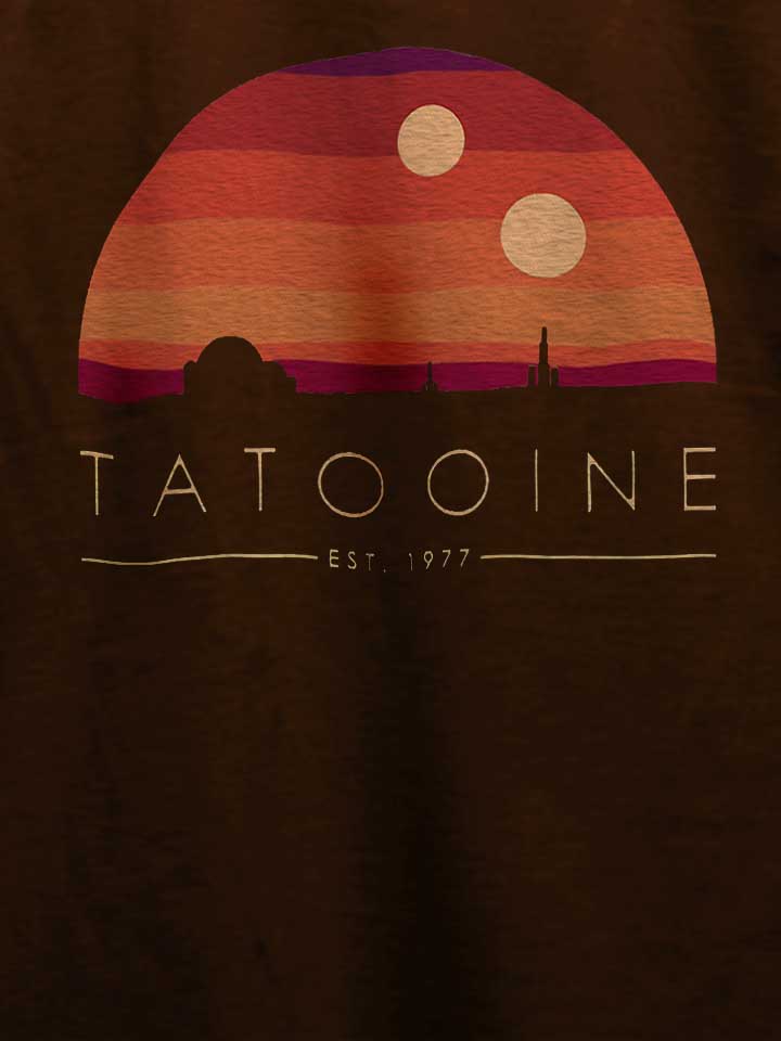 tatooine-est-1977-t-shirt braun 4