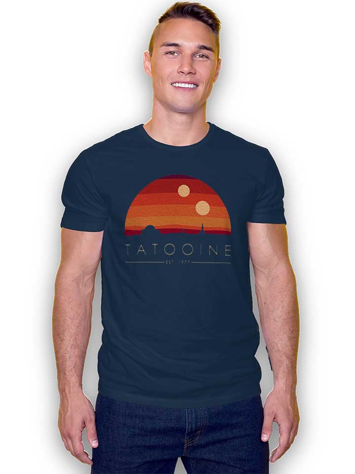 tatooine-est-1977-t-shirt dunkelblau 2