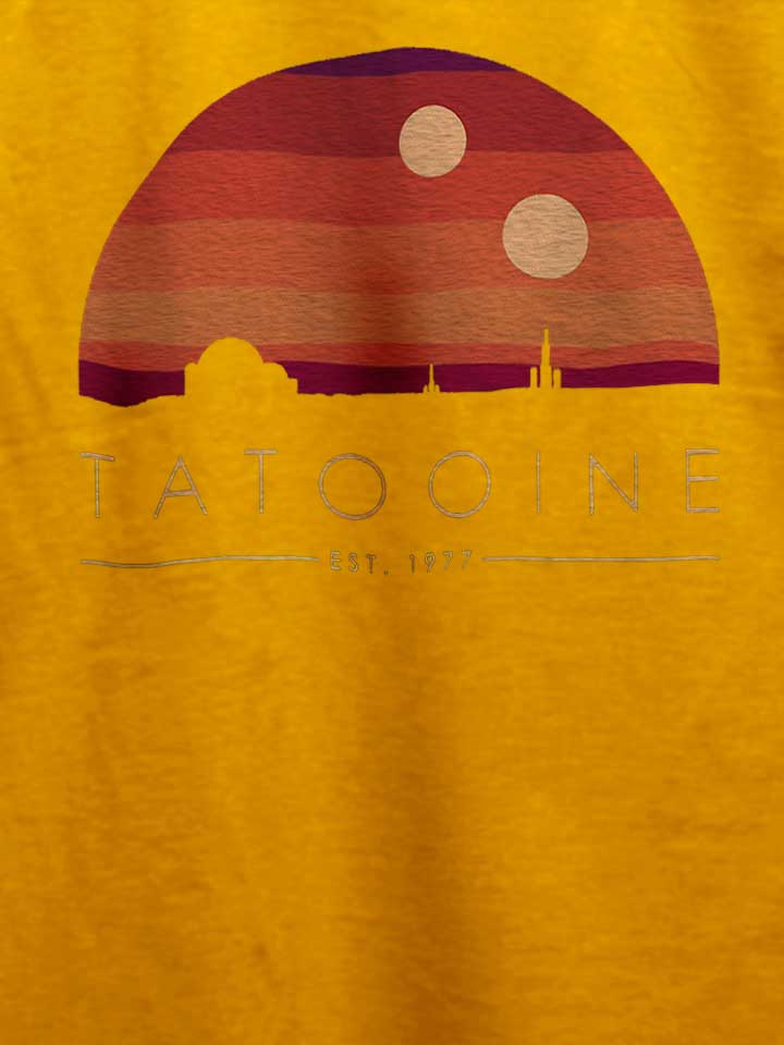 tatooine-est-1977-t-shirt gelb 4