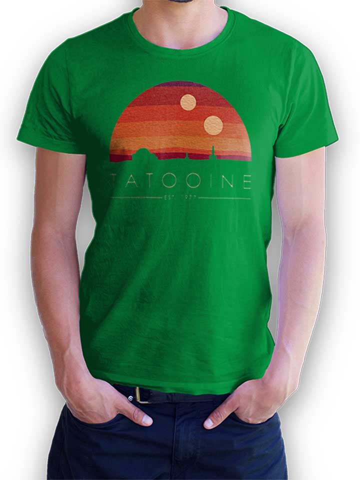 Tatooine Est 1977 Camiseta verde L