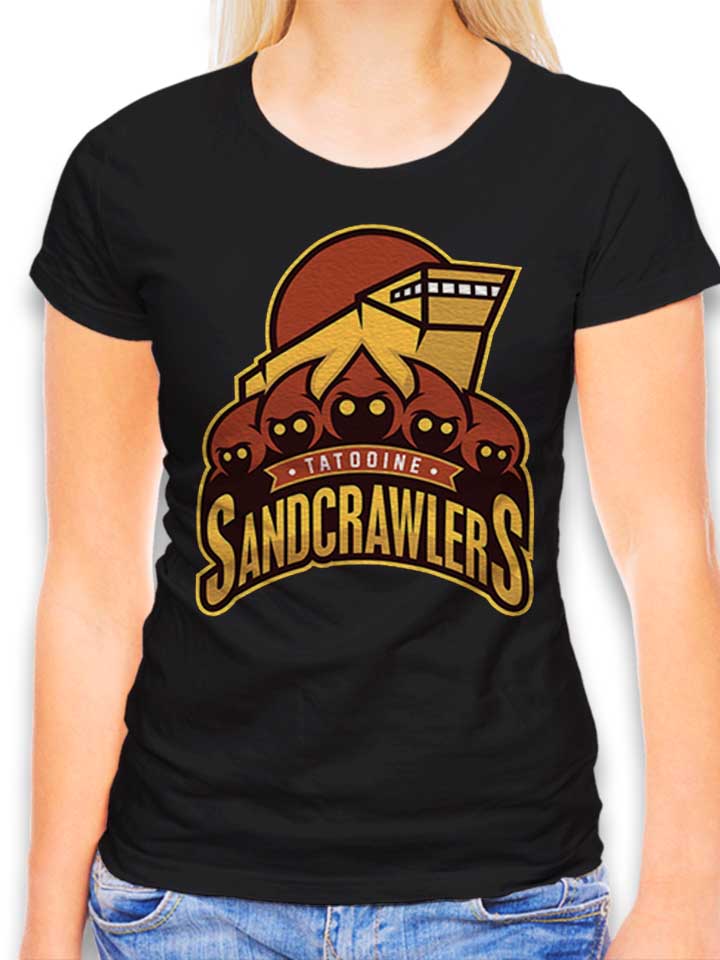 Tatooine Sandcrawlers Damen T-Shirt schwarz L