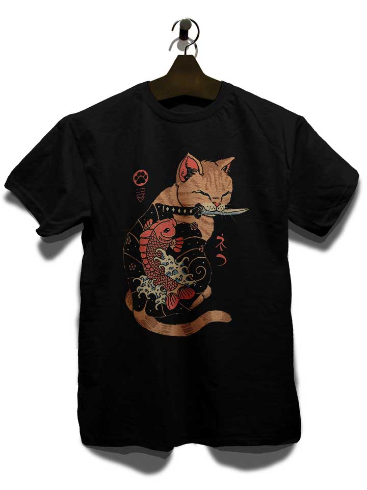 tattooed-cat-t-shirt schwarz 3
