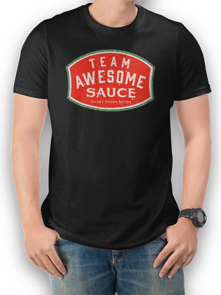 Team Awesome Sauce T-Shirt nero L