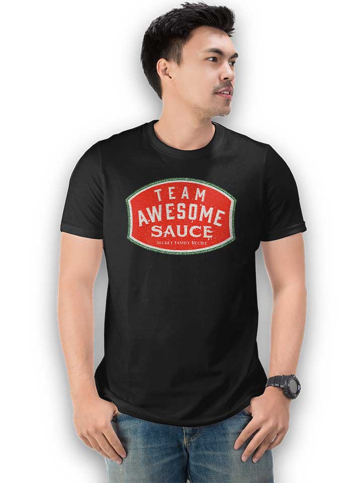 team-awesome-sauce-t-shirt schwarz 2