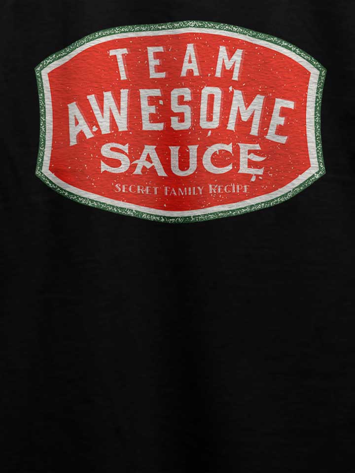 team-awesome-sauce-t-shirt schwarz 4