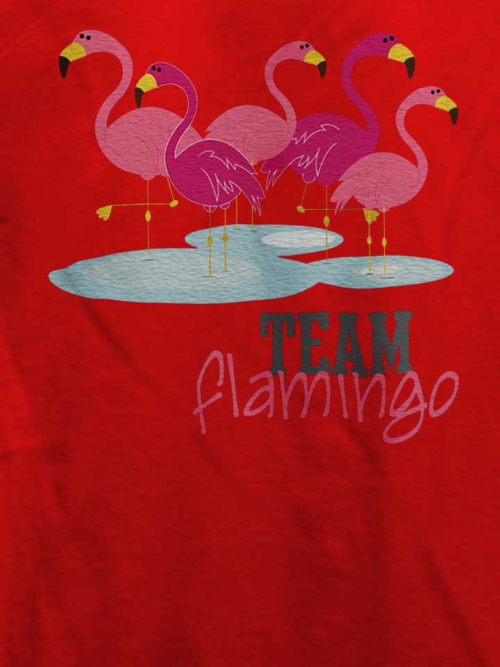 team-flamingo-t-shirt rot 4