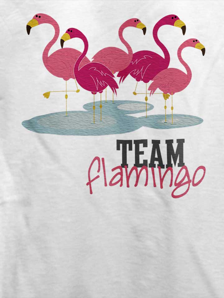 team-flamingo-t-shirt weiss 4