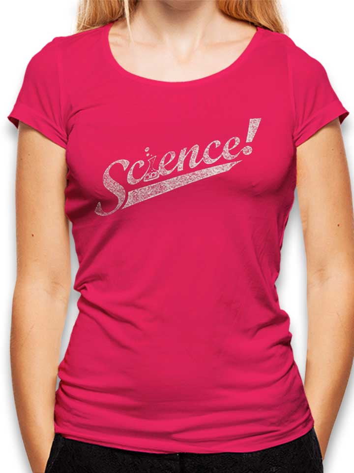 Team Science Damen T-Shirt fuchsia L