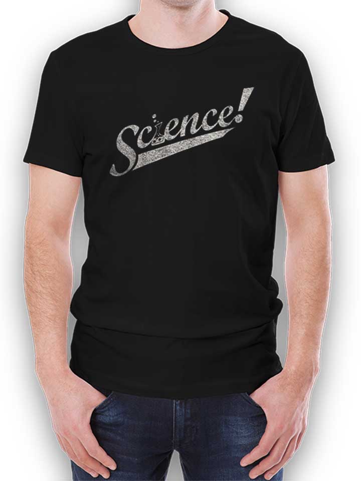Team Science T-Shirt schwarz L