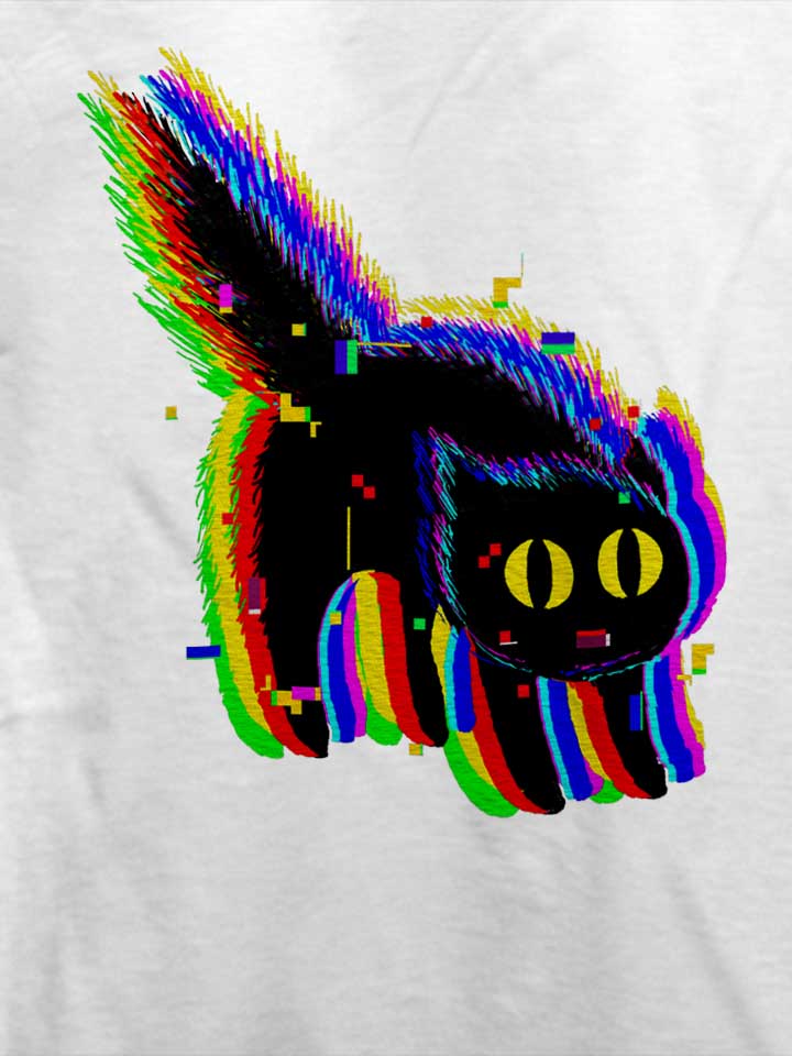technicolor-cat-t-shirt weiss 4