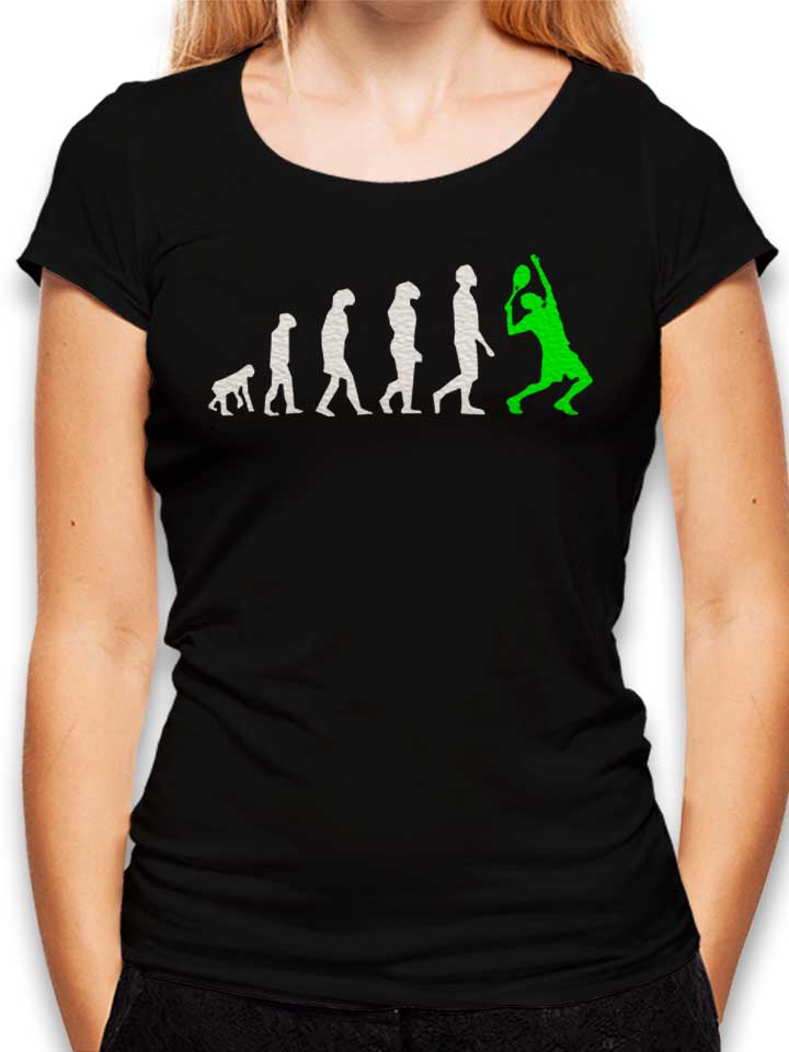 Tennis Evolution Womens T-Shirt black L