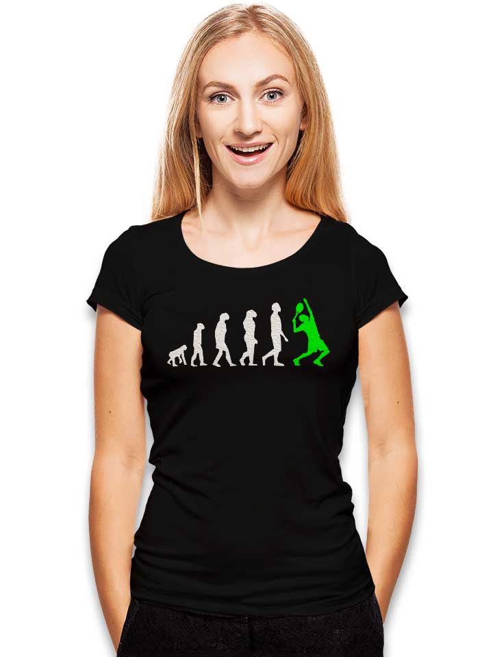 tennis-evolution-damen-t-shirt schwarz 2