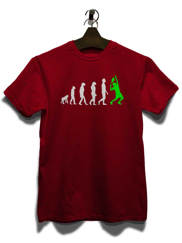 tennis-evolution-t-shirt bordeaux 3