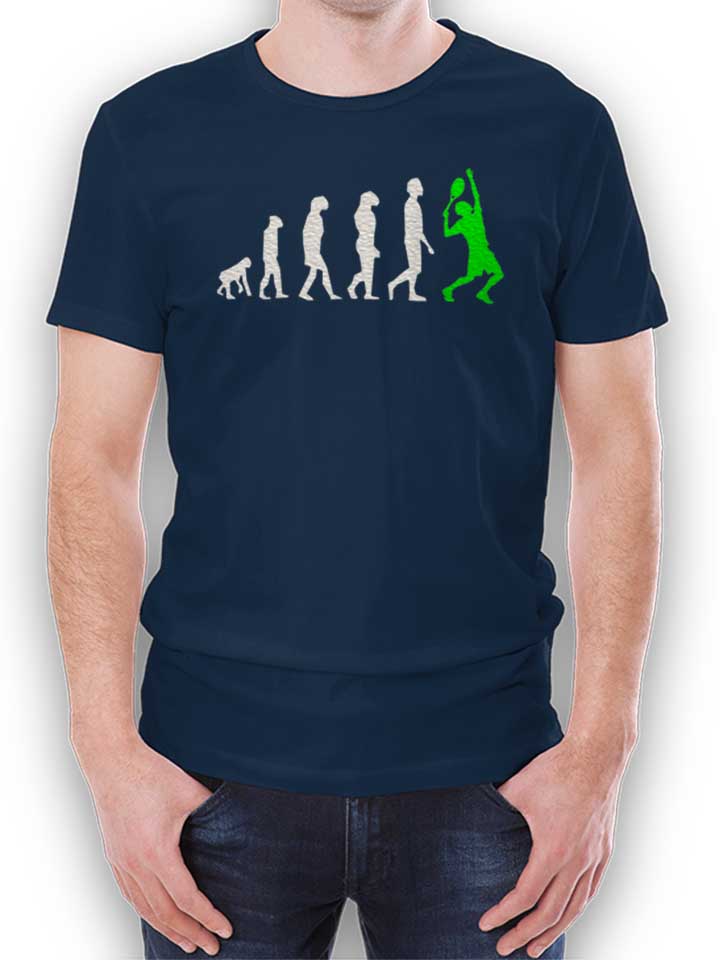tennis-evolution-t-shirt dunkelblau 1