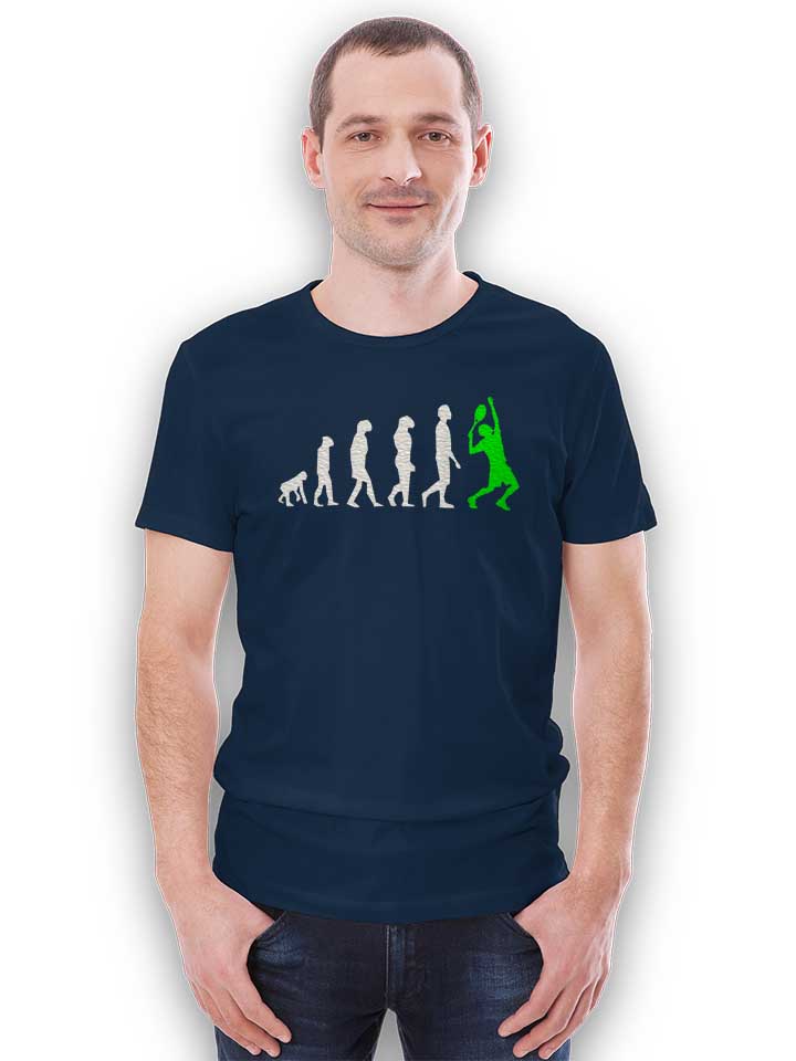 tennis-evolution-t-shirt dunkelblau 2