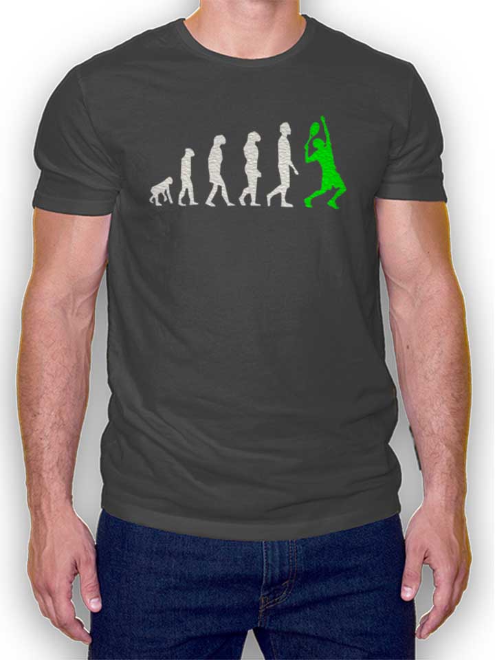 tennis-evolution-t-shirt dunkelgrau 1
