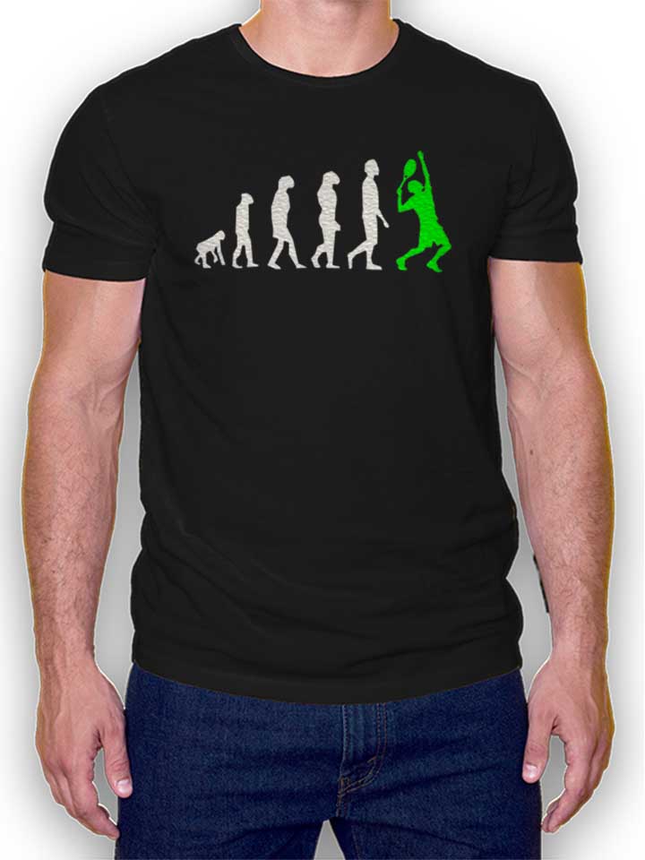 Tennis Evolution T-Shirt schwarz L