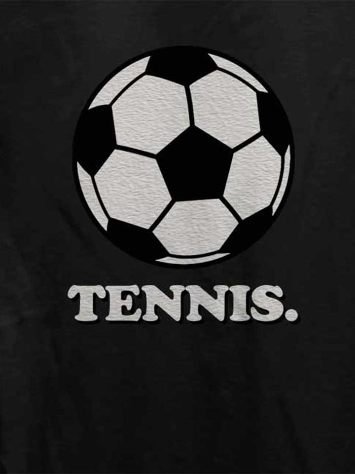 tennis-fussball-damen-t-shirt schwarz 4