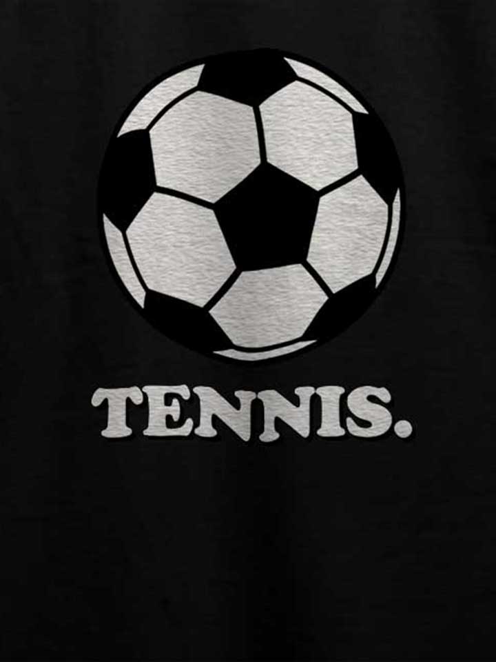 tennis-fussball-t-shirt schwarz 4