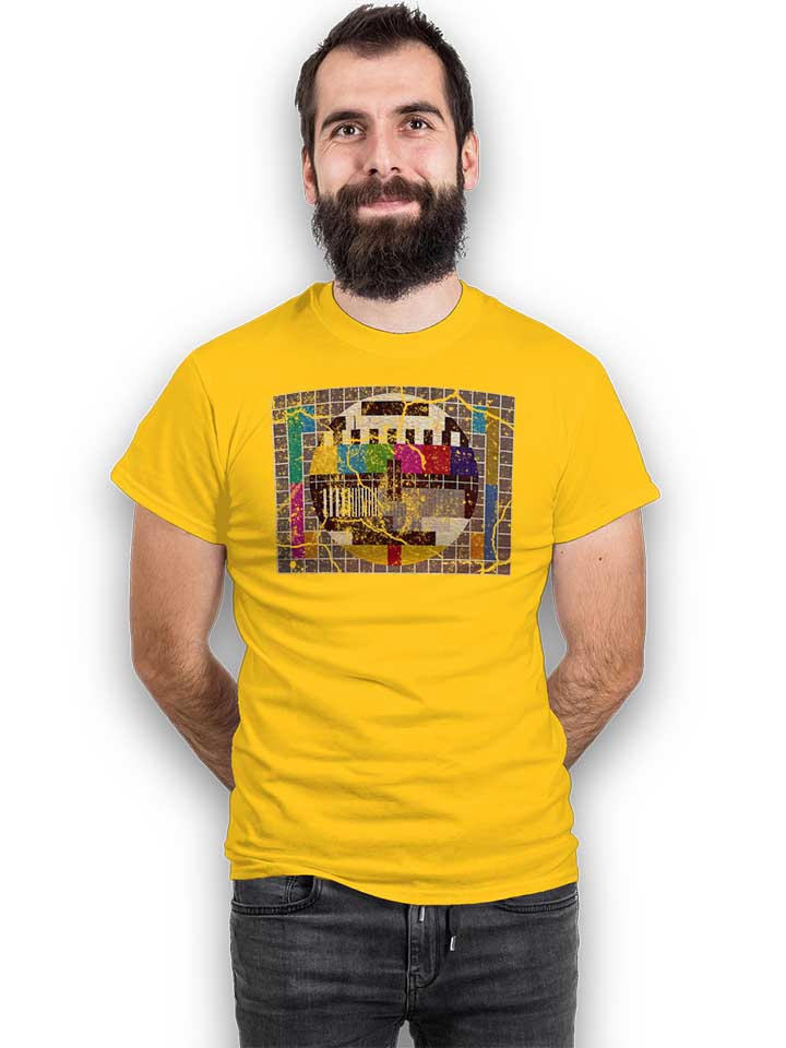 testbild-vintage-t-shirt gelb 2