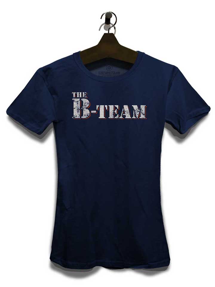 the-b-team-vintage-damen-t-shirt dunkelblau 3