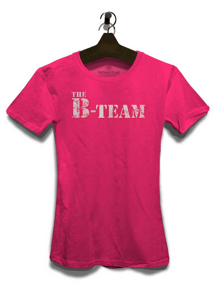 the-b-team-vintage-damen-t-shirt fuchsia 3