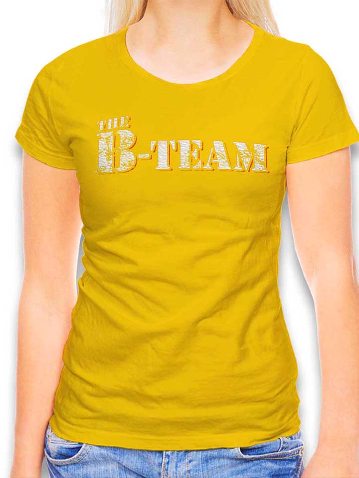 The B Team Vintage Camiseta Mujer amarillo L