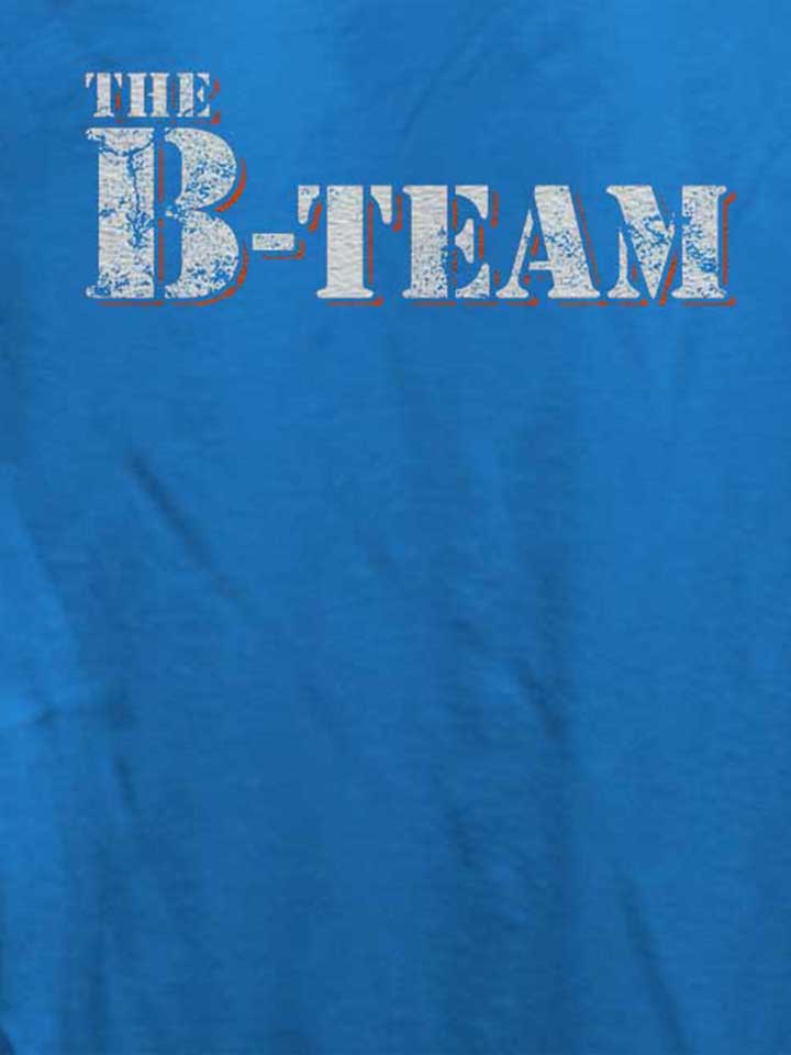 the-b-team-vintage-damen-t-shirt royal 4