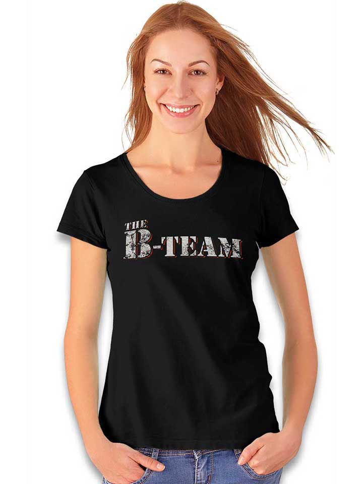 the-b-team-vintage-damen-t-shirt schwarz 2