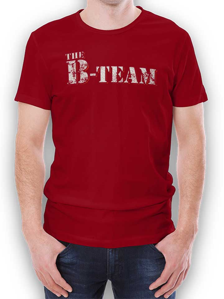 the-b-team-vintage-t-shirt bordeaux 1