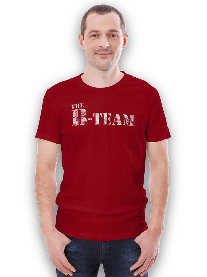the-b-team-vintage-t-shirt bordeaux 2