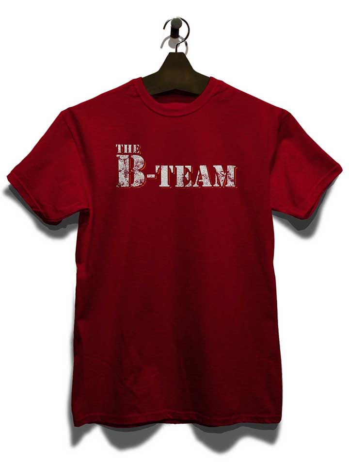 the-b-team-vintage-t-shirt bordeaux 3