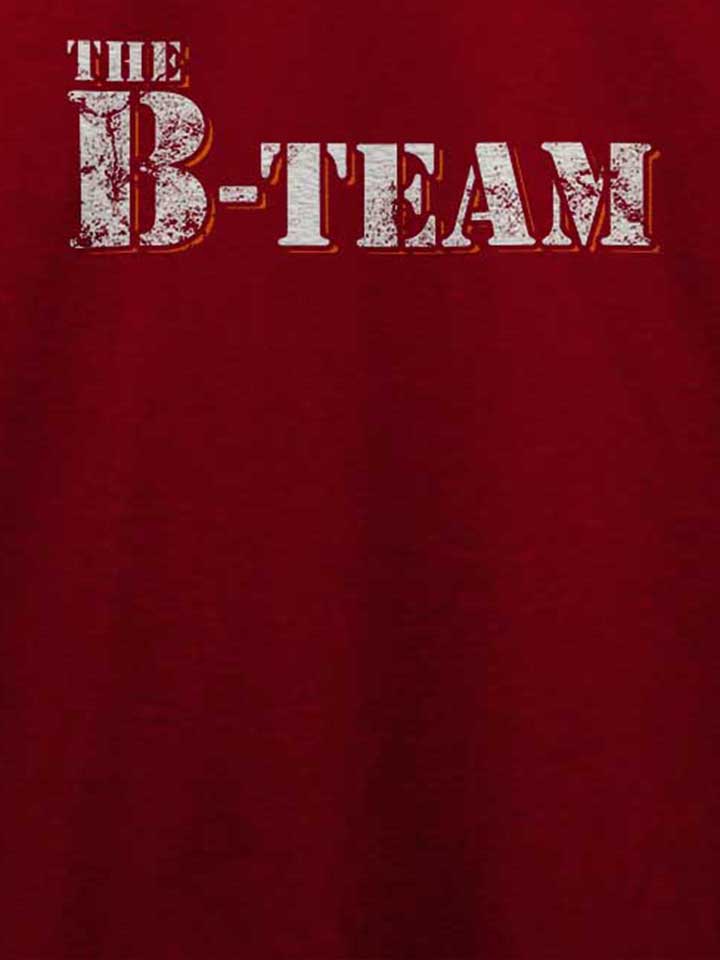 the-b-team-vintage-t-shirt bordeaux 4