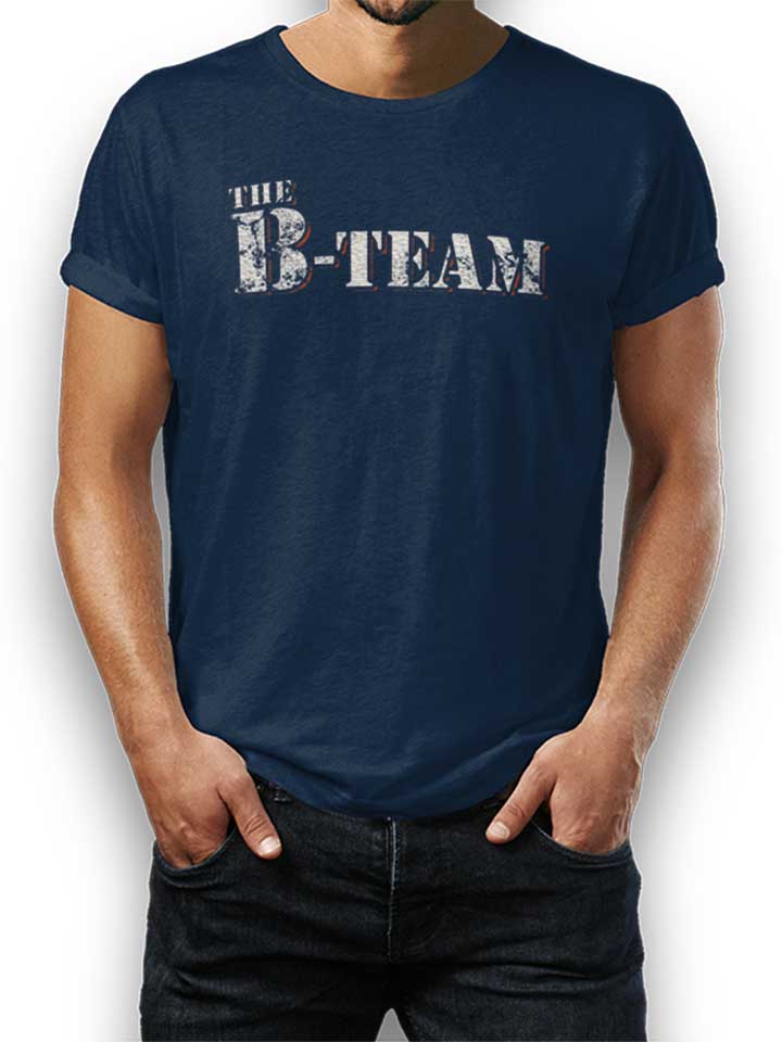 The B Team Vintage T-Shirt dunkelblau L