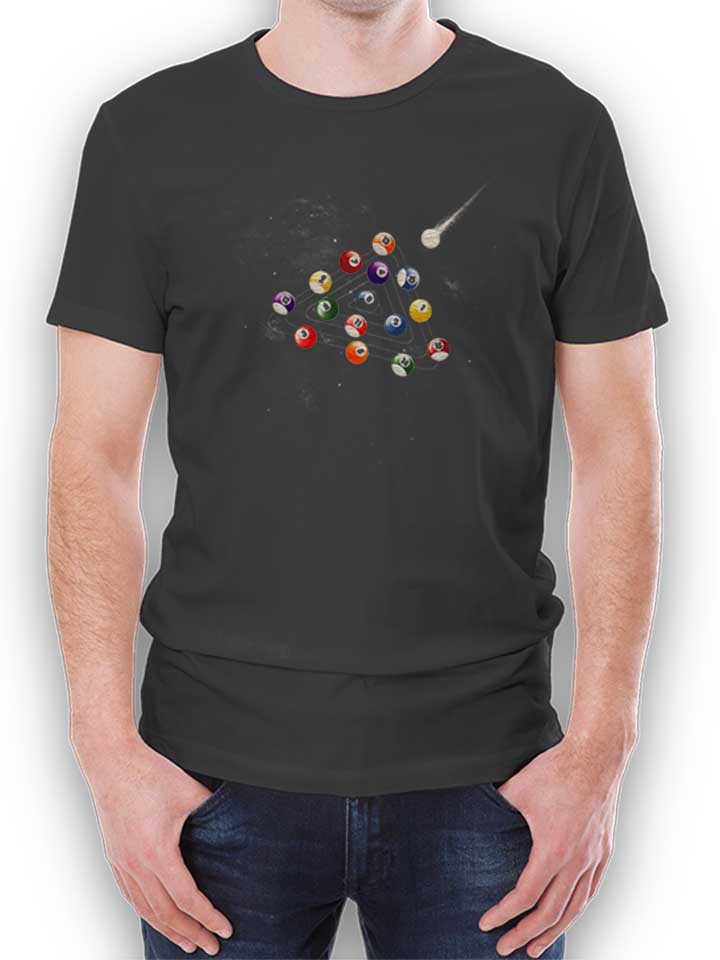 The Big Bang Billard T-Shirt grigio-scuro L