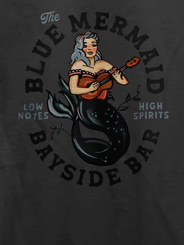 the-blue-mermaid-bayside-bar-t-shirt dunkelgrau 4