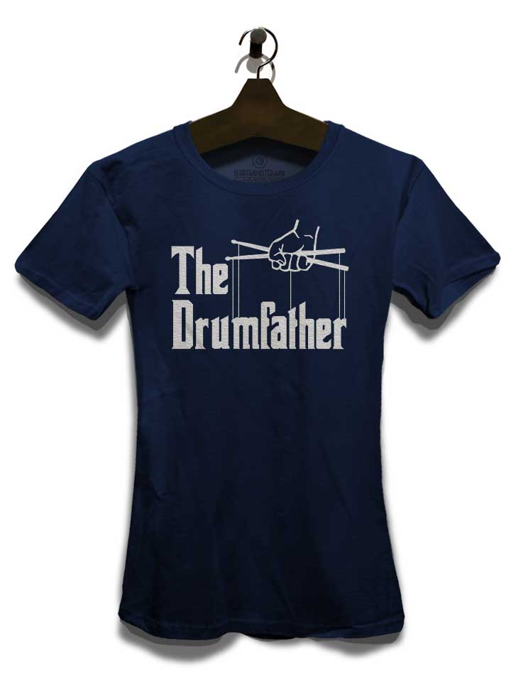 the-drumfather-damen-t-shirt dunkelblau 3