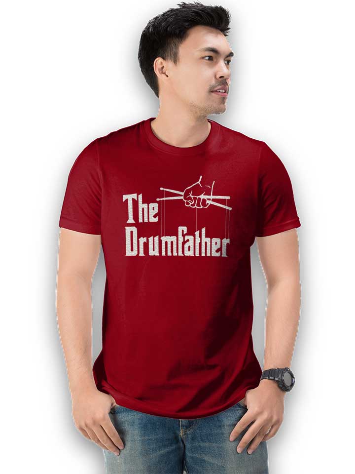 the-drumfather-t-shirt bordeaux 2