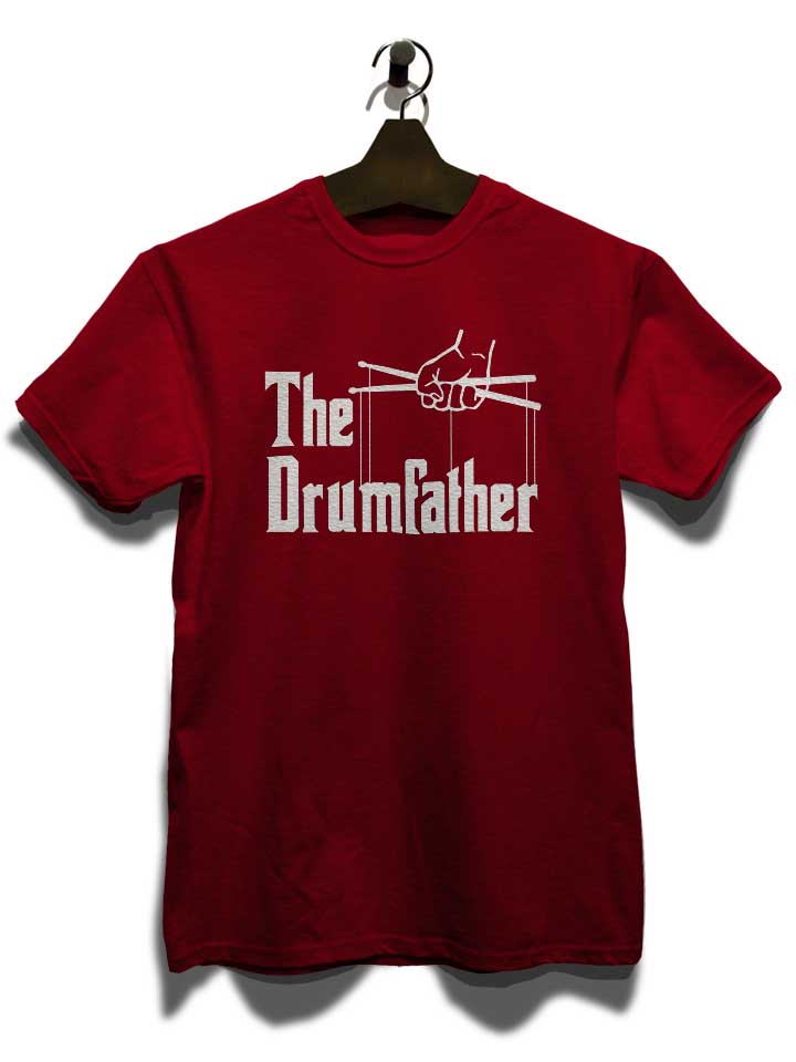 the-drumfather-t-shirt bordeaux 3