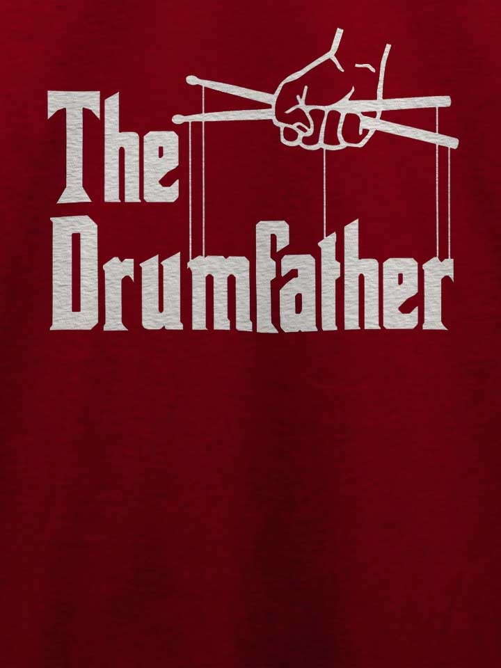 the-drumfather-t-shirt bordeaux 4